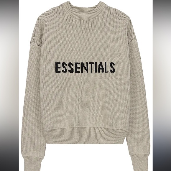Fear of God Essentials Beige/tan/Cream Sweater